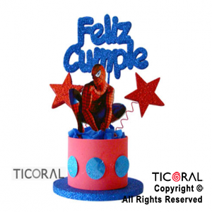 ADORNO TAMBOR SPIDERMAN FIGURA F/C TELGO x 1